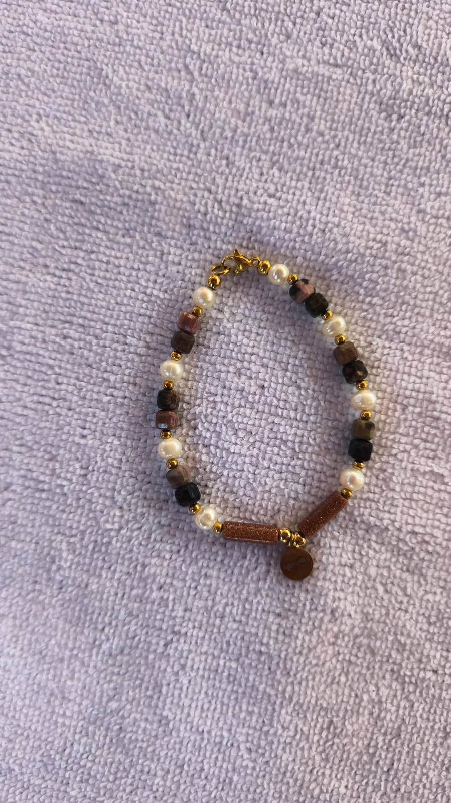 Pulsera acero dorado